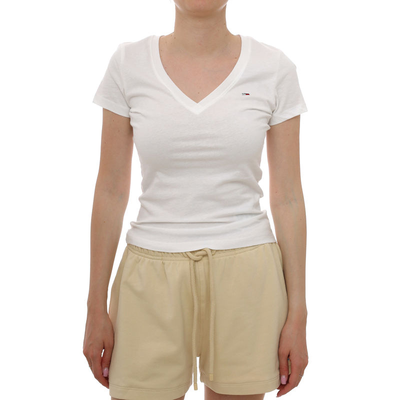 Ženska majica Tommy Hilfiger Tjw slim v-neck tee