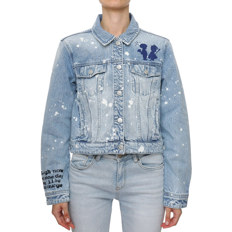 Ženska prolećna jakna Guess Stevie Denim Jacket