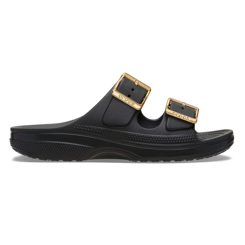 Ženske papuče Crocs Saturday metallicbucklesandalw