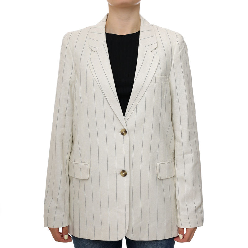 Ženski sako Vero Moda Mindy loose linen blazer