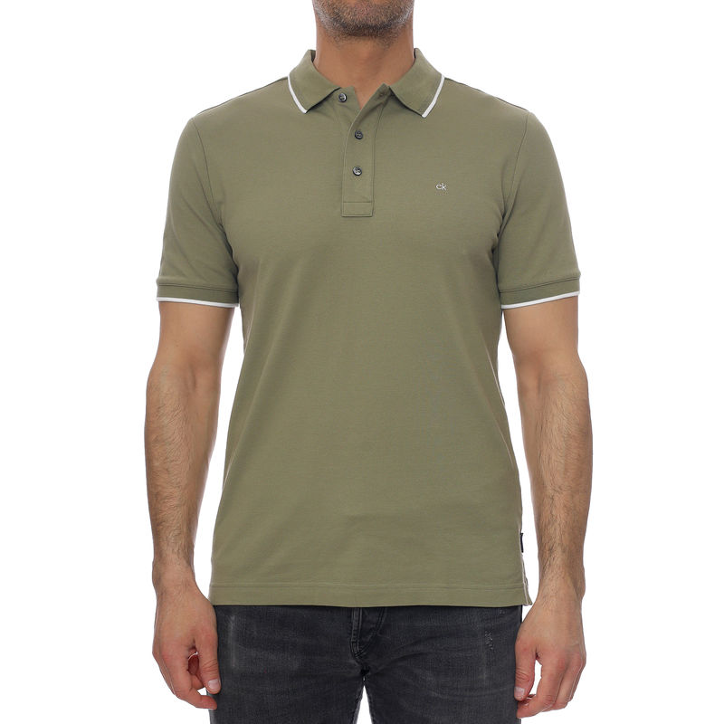 Muška majica Calvin Klein STRETCH TIPPING SLIM POLO