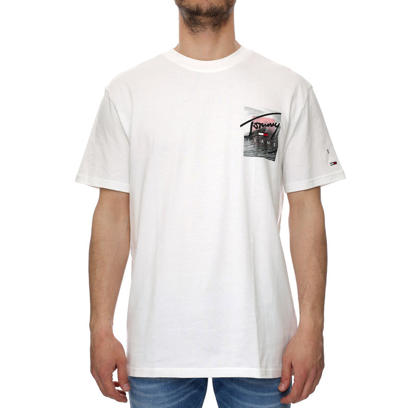 Muška majica Tommy Hilfiger TOMMY SCRIPT PHOTO TEE