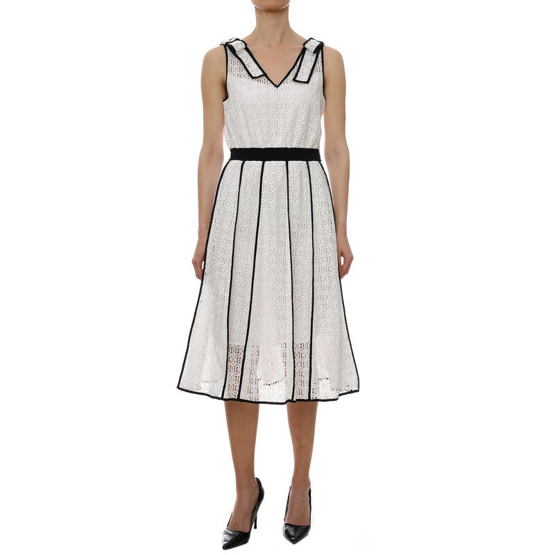 Ženska haljina Karl Lagerfeld Kl Embroidered Lace Dress