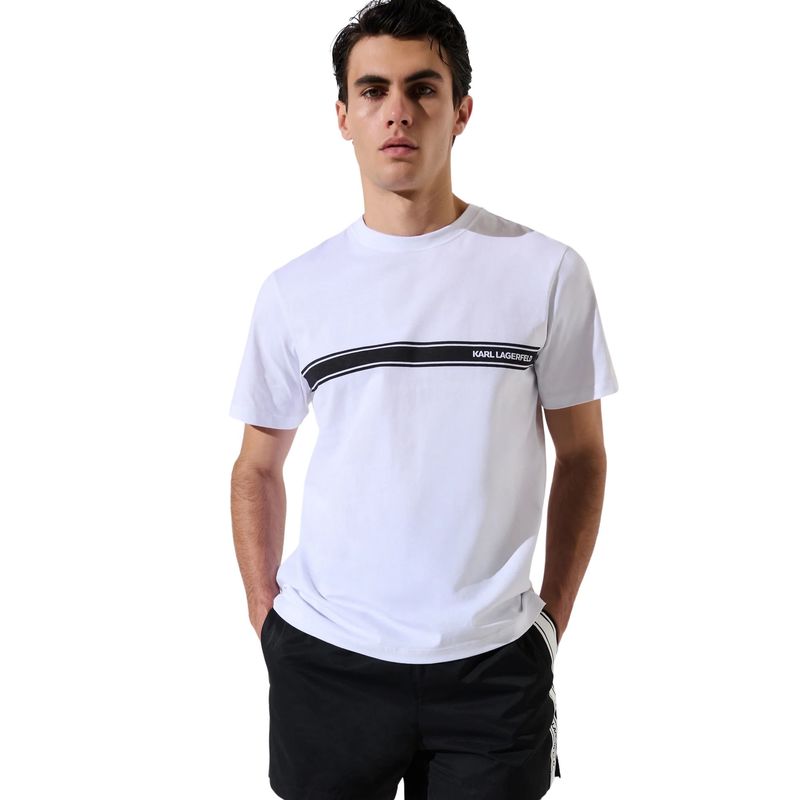 Muška majica Karl Lagerfeld Elongated logo graphic tee