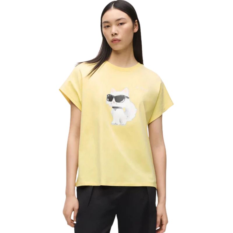Ženska majica Karl Lagerfeld Ikon aquarelle c loose t-shirt