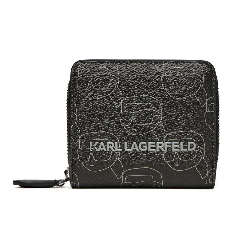 Ženski novčanik Karl Lagerfeld Ikon mono cc md bfld wllt