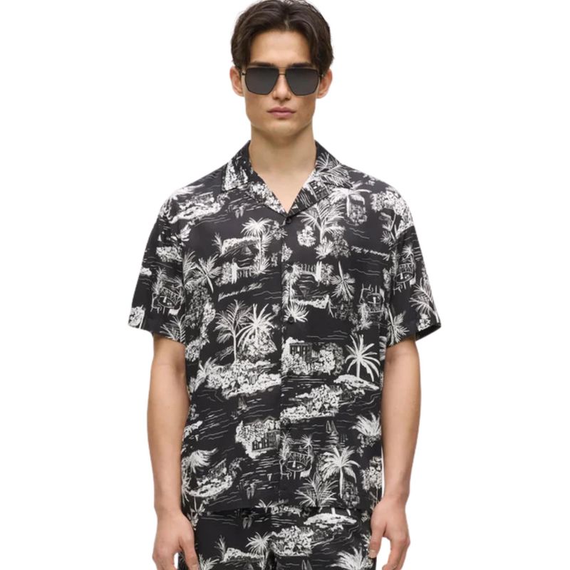 Muška košulja Karl Lagerfeld vacances aop sslv shirt