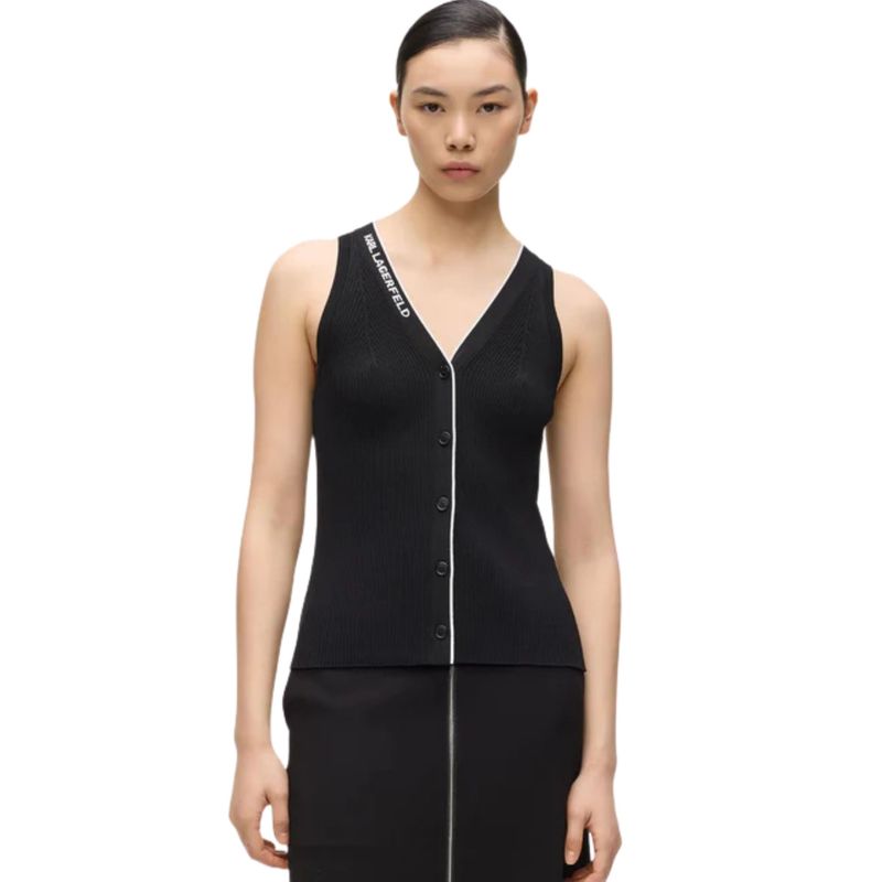 Ženska majica Karl Lagerfeld Logo knit day top