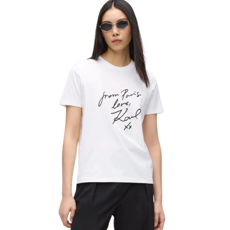Ženska majica Karl Lagerfeld With love t-shirt