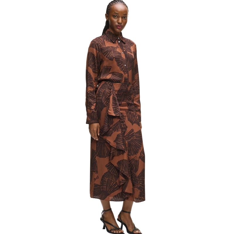 Ženska suknja Karl Lagerfeld Printed fluid skirt