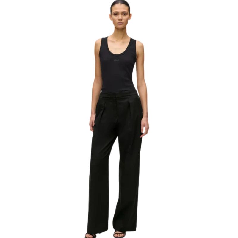 Ženske pantalone Karl Lagerfeld Structured suit pants