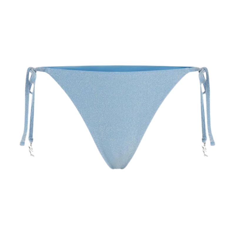 Ženski kupaći donji deo Karl Lagerfeld Signature lurex cheeky tanga