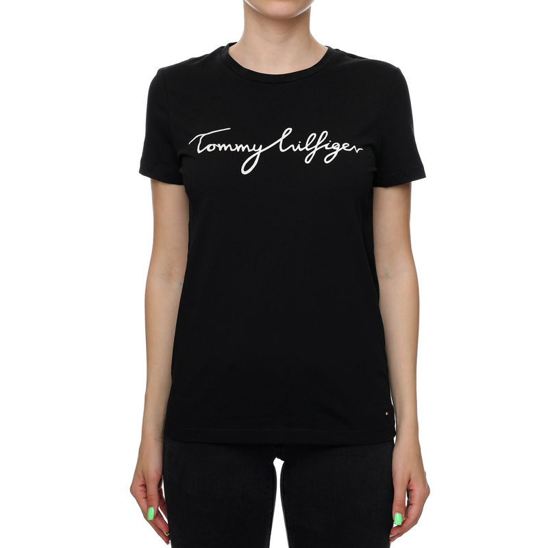 Ženska majica Tommy Hilfiger HERITAGE CREW NECK GRAPHIC TEE