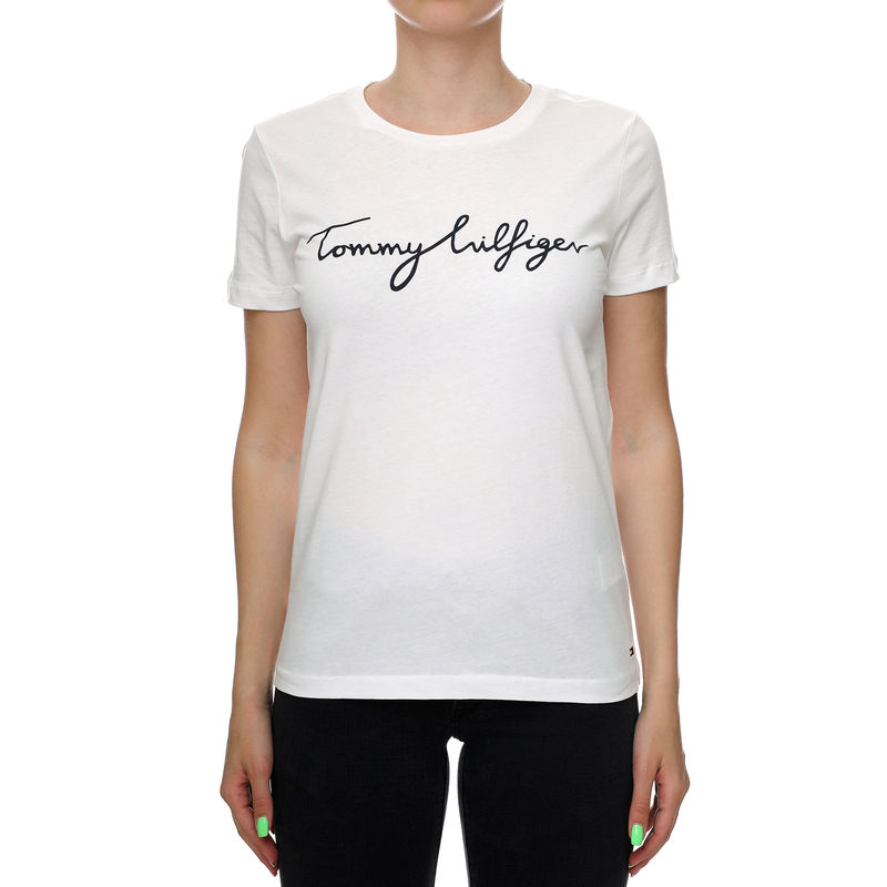 Ženska majica Tommy Hilfiger HERITAGE CREW NECK GRAPHIC TEE