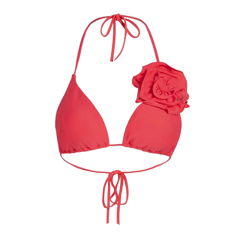 Ženski kupaći gornji deo Karl Lagerfeld Dna flower triangle top