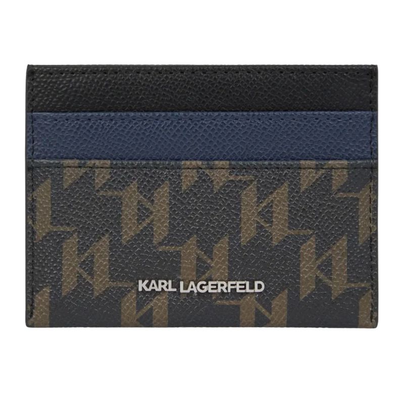Muška futrola za kartice Kalr Lagerfeld K/monogram kanvas cardholder