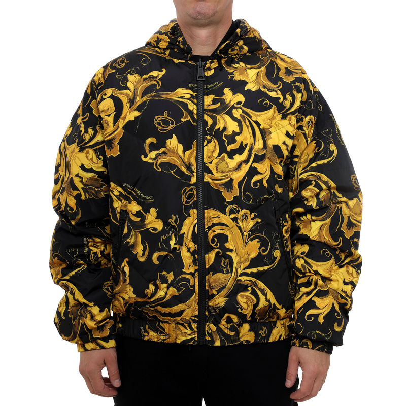 Muška jakna Versace Jeans Couture porcelain barocco reversible puffer