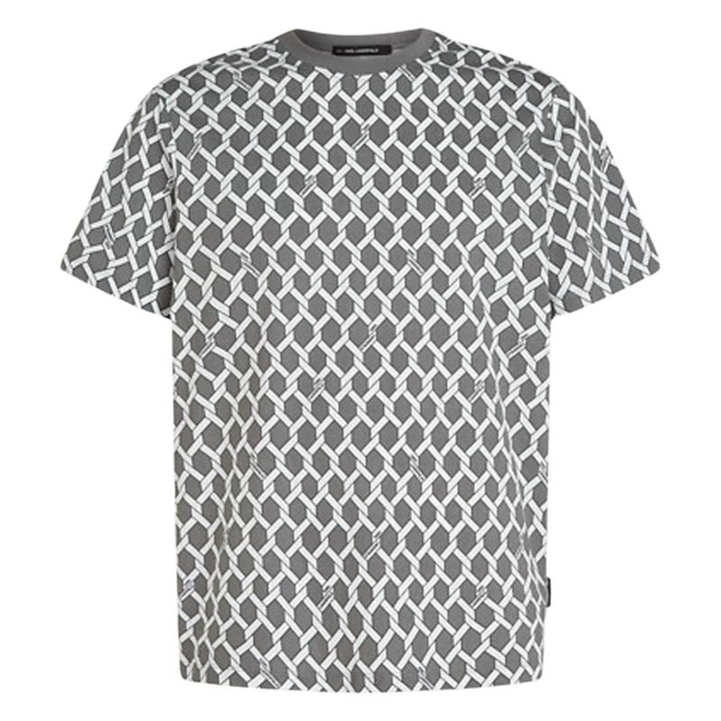 Muška majica Karl Lagerfeld Geometric aop t-shirt