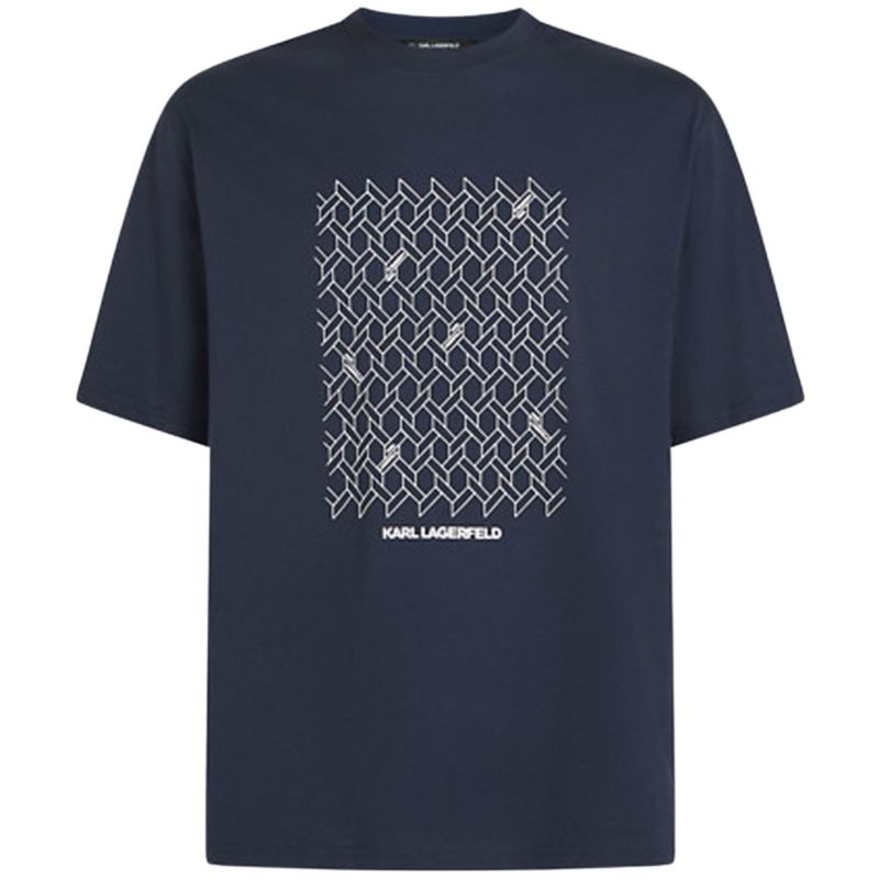 Muška majica Karl Lagerfeld Geometric placement t-shirt