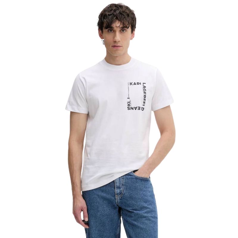 Muška majica Klj Slim ss frame logo tee