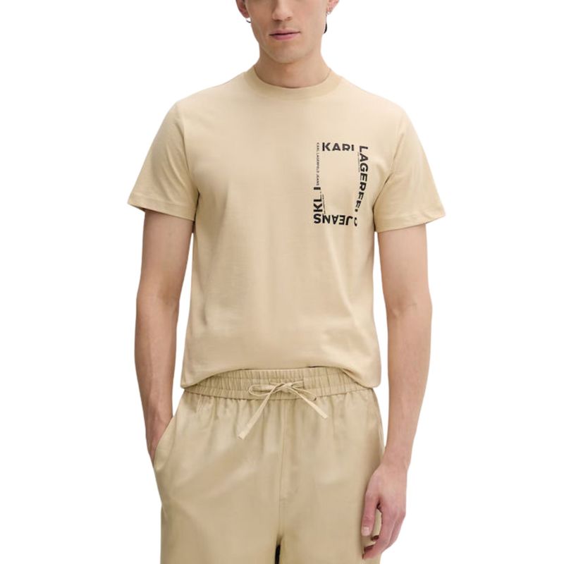 Muška majica Klj Slim ss frame logo tee