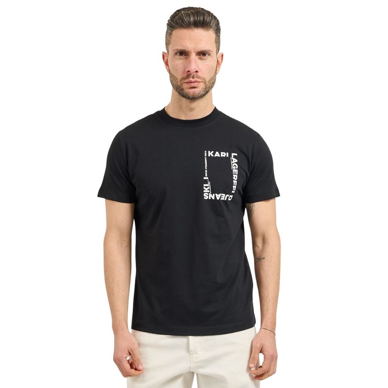 Muška majica Klj Slim ss frame logo tee