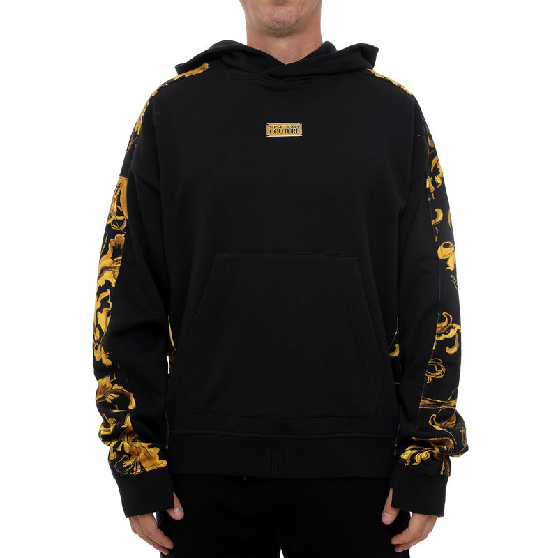 Muški duks Versace Jeans Couture baroque - print panelled hoodie