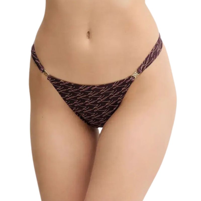 Ženski kupaći donji deo Karl Lagerfeld Autograph cheeky tanga bottom
