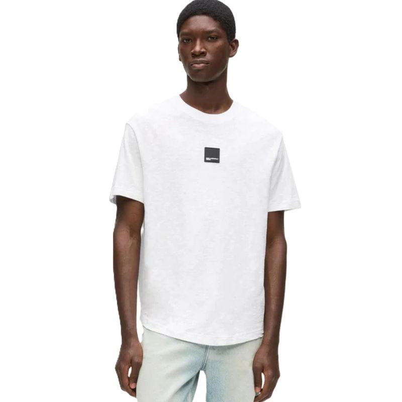 Muška majica Klj Reg curved hem slub tee