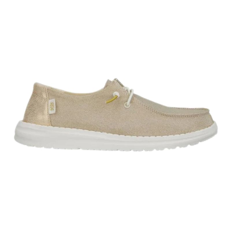Ženske patike Hey Dude Wendy metallic sparkle gold