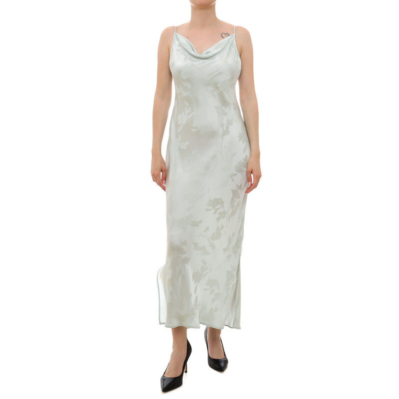 Ženska haljina Calvin Klein Viscose jacquard maxi slip dress