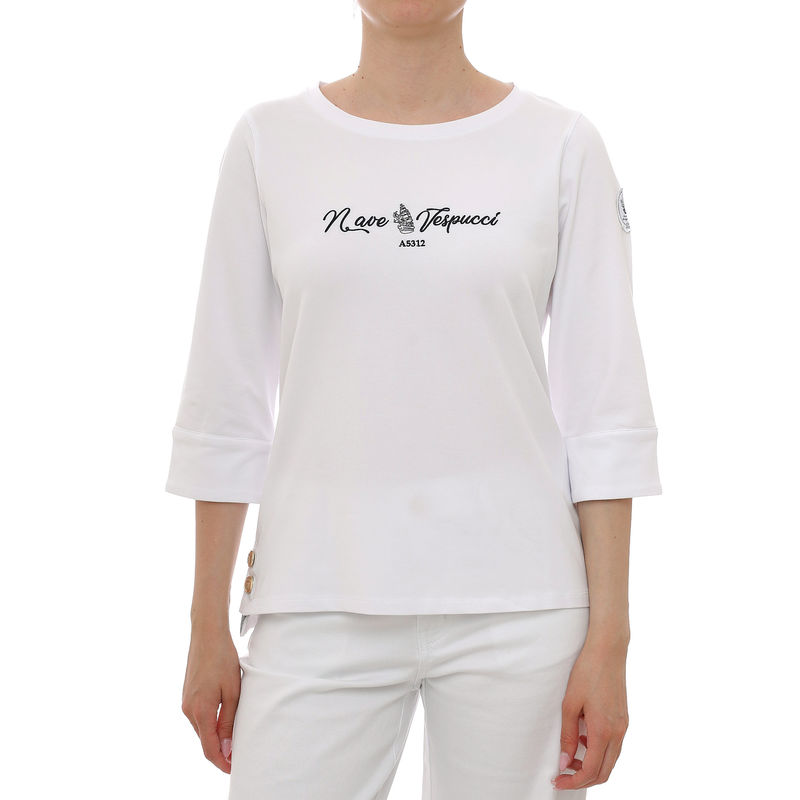 Ženski dusk Marina Militare t-shirt m/l bianco