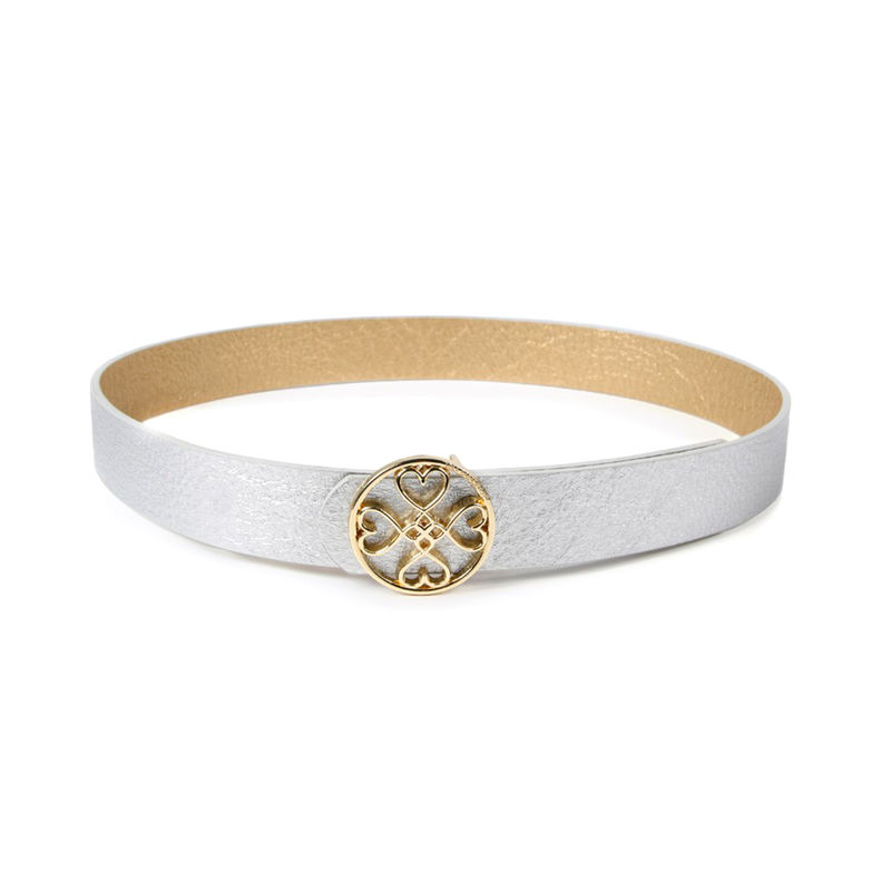 Ženski kaiš Lola By maite metallic m elastic belt