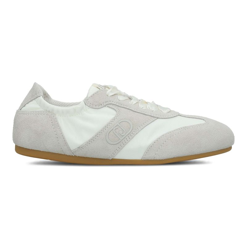 Ženske patike Liu Jo Darcey 01 - sneaker cow suede/nylon milk