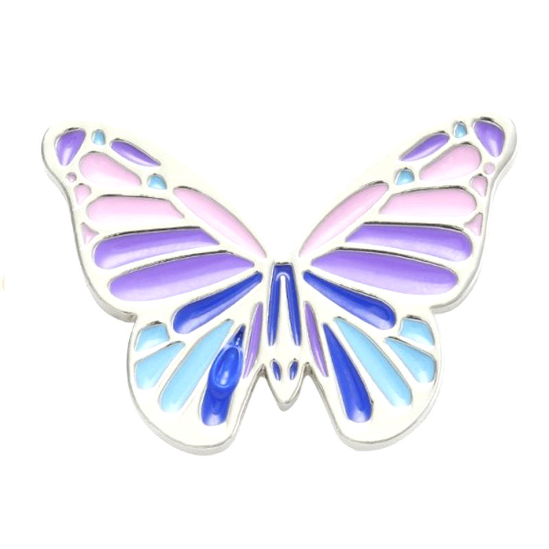 Unisex set Crocs Multi Purple Butterfly