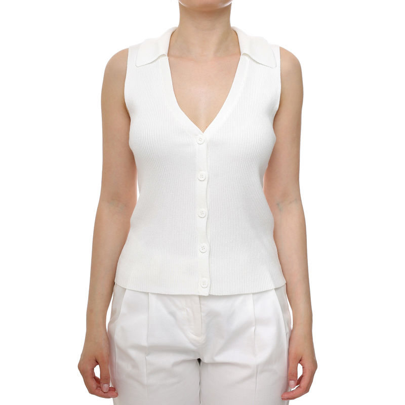 Ženska top majica Vero Moda willow v-neck polo top