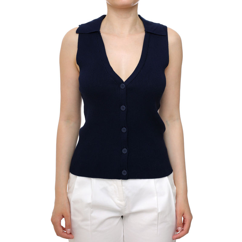 Ženska top majica Vero Moda willow v-neck polo top