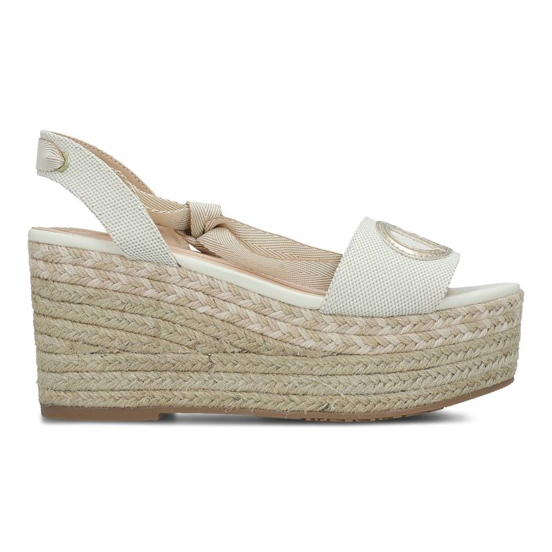 Ženske sandale Liu Jo Bali 02 - sandal canvas/metallic natural