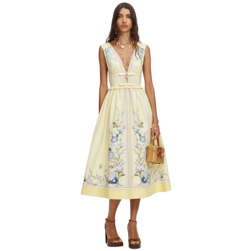 Ženska haljina Self Portrait floral midi dress
