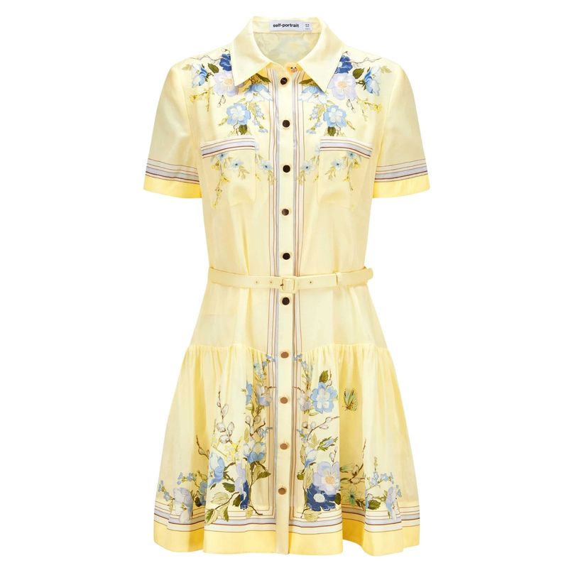Ženska haljina Self Portrait floral organza mini dress