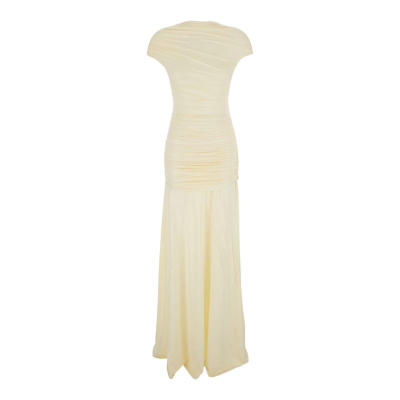 Ženska haljina Self Portrait jersey draped maxi dress