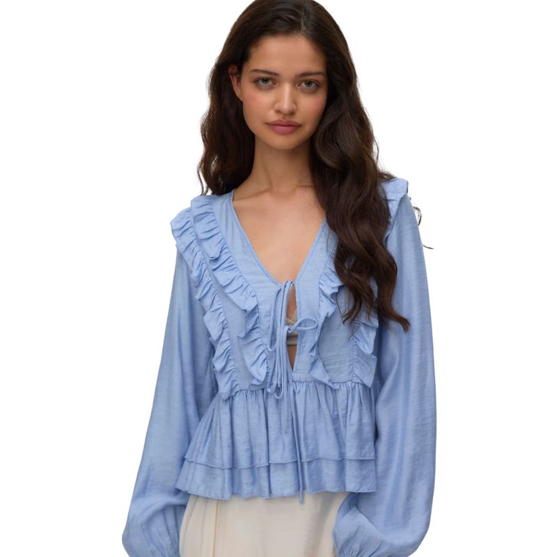 Ženska košulja Vero Moda Zoey flounce top