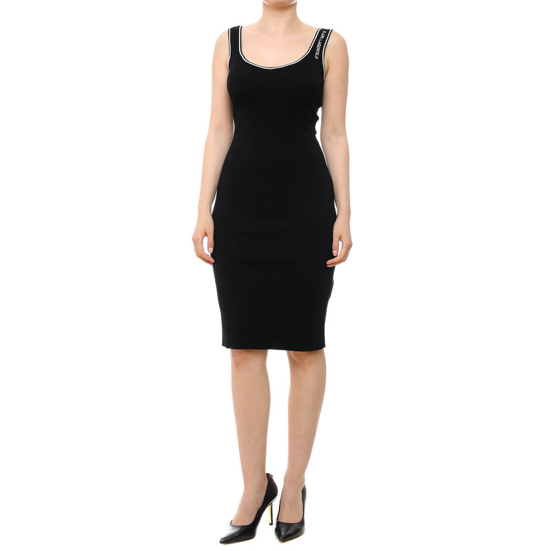 Ženska haljina Karl Lagerfeld knit bodycon dress