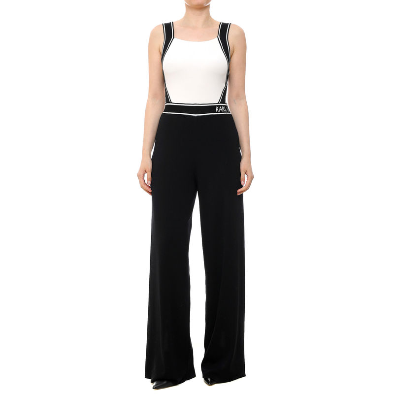 Ženski kombinezon Karl Lagerfeld knit logo jumpsuit