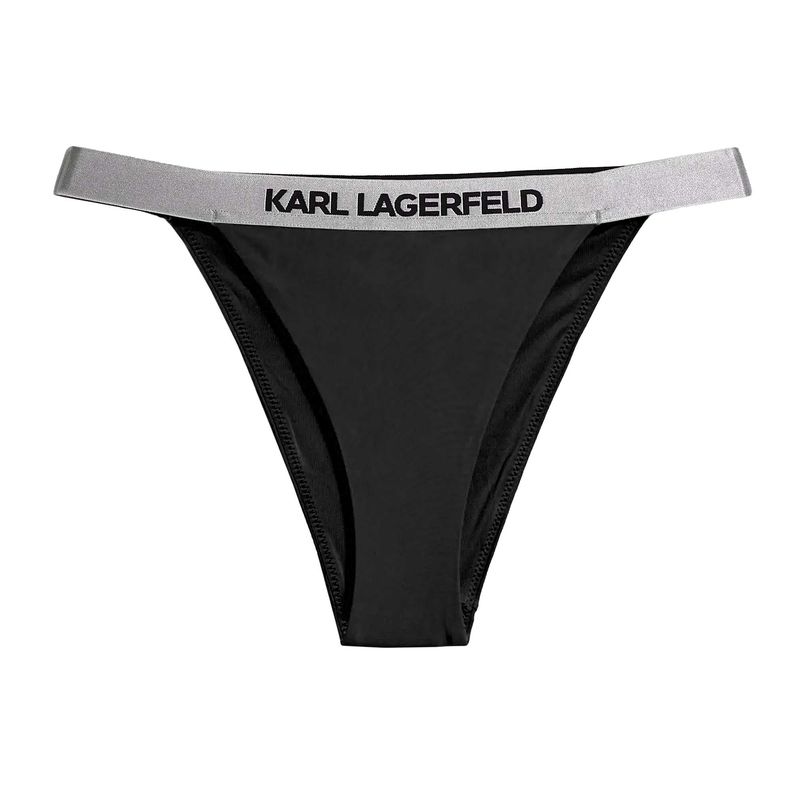 Ženski kupaći donji deo Karl Lagerfeld Logo Bikini Bottom