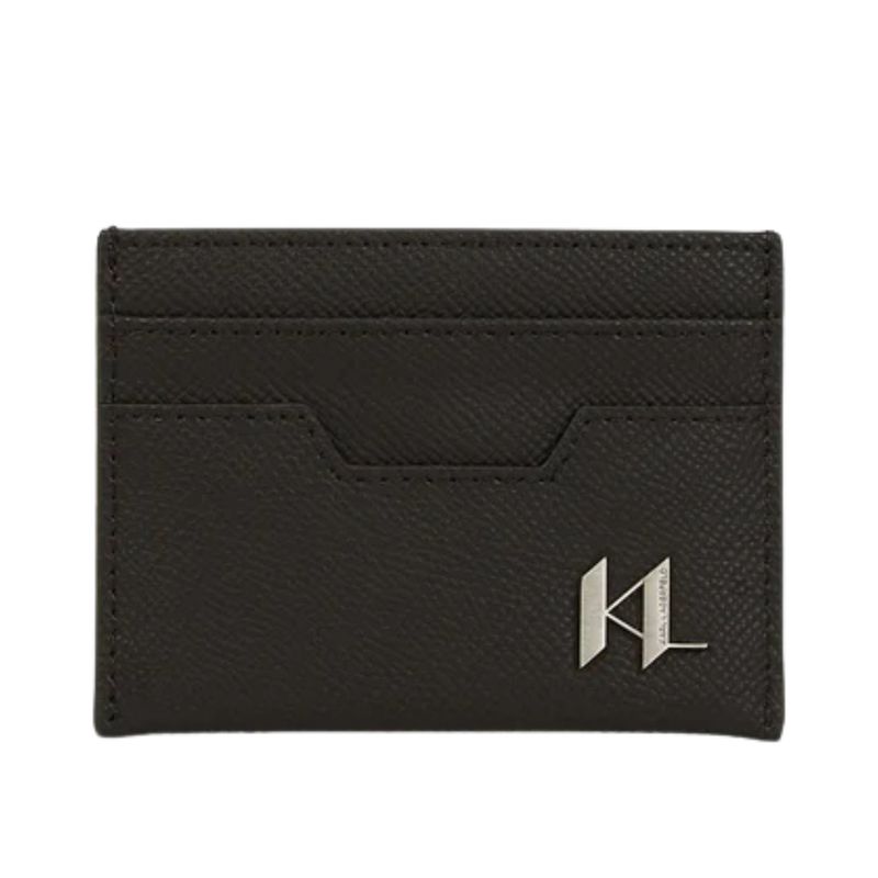 Muška futrola za kartice Karl Lagerfeld k/monogram leather cardholder