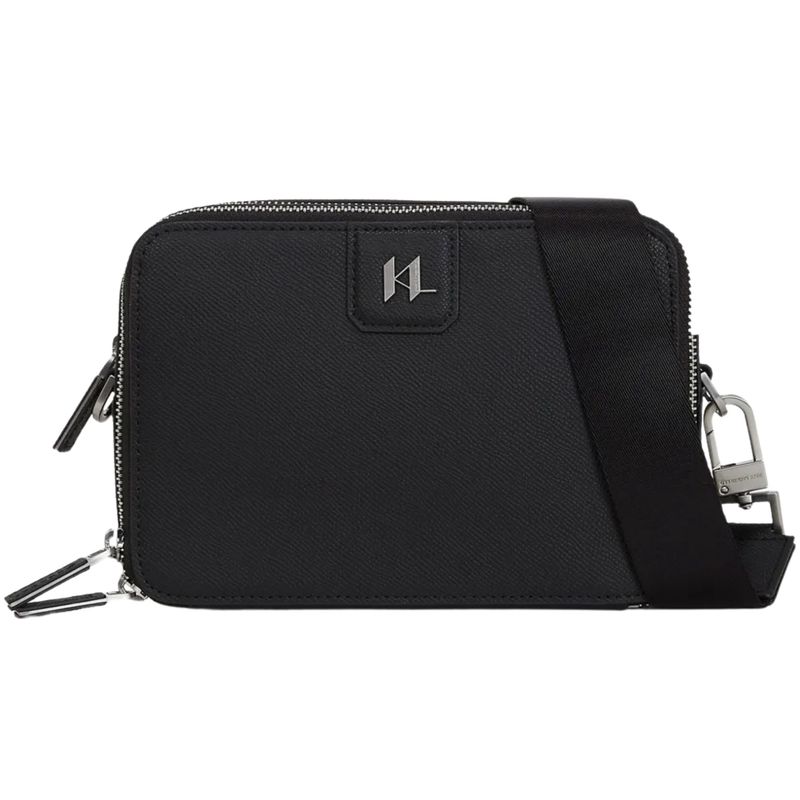 Muška torba Karl Lagerfeld k/monogram leather camera bag