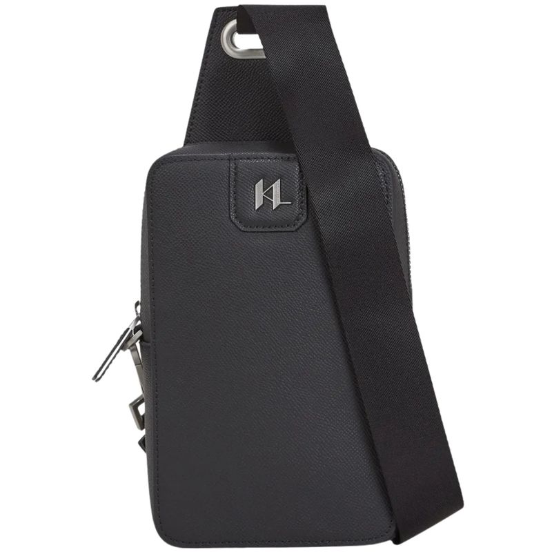 Muška torba Karl Lagerfeld k/monogram leather slingbag