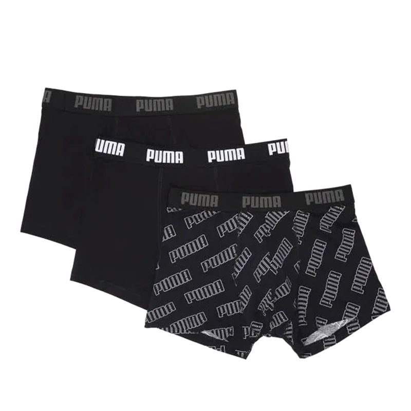 Muške bokserice Puma MEN BOXER LOGO AOP 3P