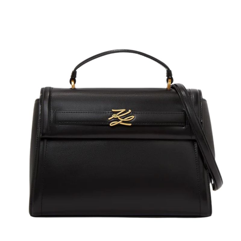 Ženska torba Karl Lagerfeld k/autograph md top handle blck